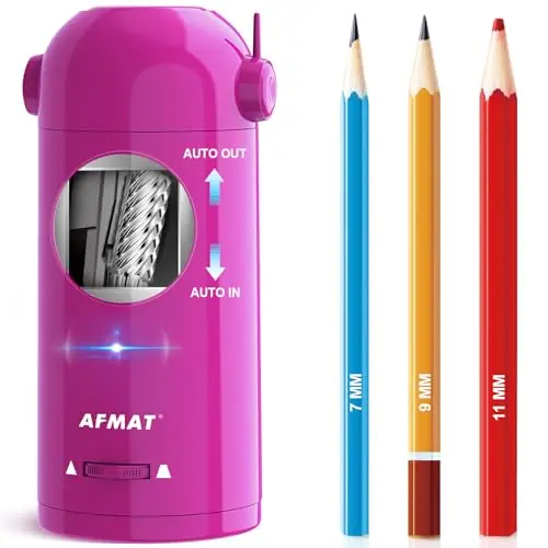 Electric Pencil Sharpener, Fully Automatic Pencil Sharpener for Classroom