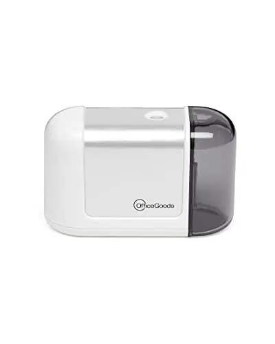 OfficeGoods Mini-Pro Electric Pencil Sharpener - Cordless Portable Sharpener
