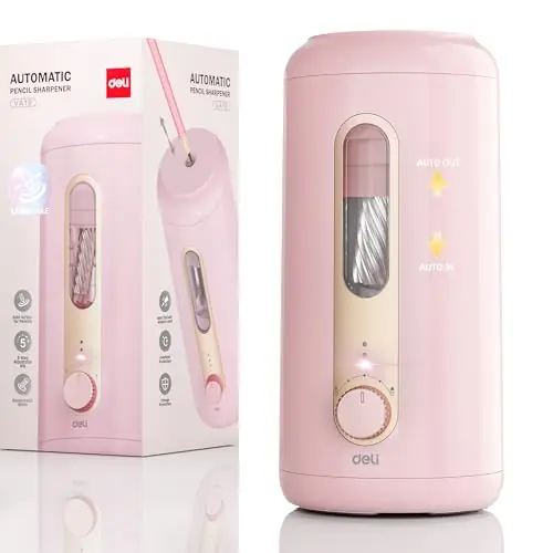 Electric Pencil Sharpener, Fully Automatic Pencil Sharpener for 6.9-10.8mm Colored/Jumbo Pencils