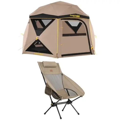 FanttikOutdoor Zeta L8 Max Camping Chair Alpha C6 Ultra Instant Cabin Tent