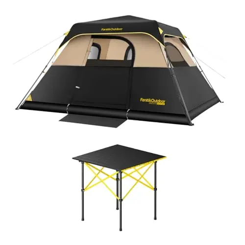 FanttikOutdoor Zeta C6 Pro Camping Tent & FanttikOutdoor Zeta V11 Pro Medium Camping Table