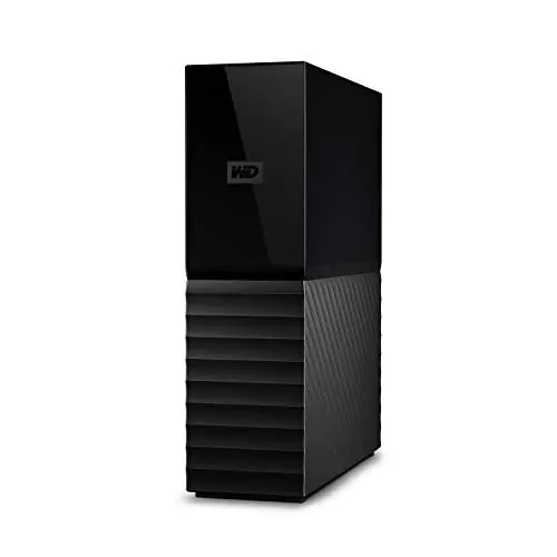 My Book Desktop External Hard Drive, USB 3.0, External HDD with Password Protection and Auto Backup Software