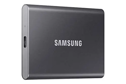 SAMSUNG T7 Portable SSD, 4TB External Solid State Drive, Speeds Up to 1,050MB/s, USB 3.2 Gen 2
