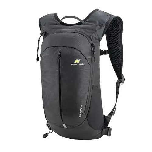 N NEVO RHINO Small Hiking & Trekking Backpack, 10L Lightweight Travel Backpack, Hiking Daypack for Women Men