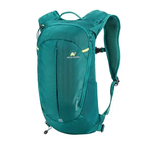 N NEVO RHINO Small Hiking & Trekking Backpack, 10L Lightweight Travel Backpack, Hiking Daypack for Women Men