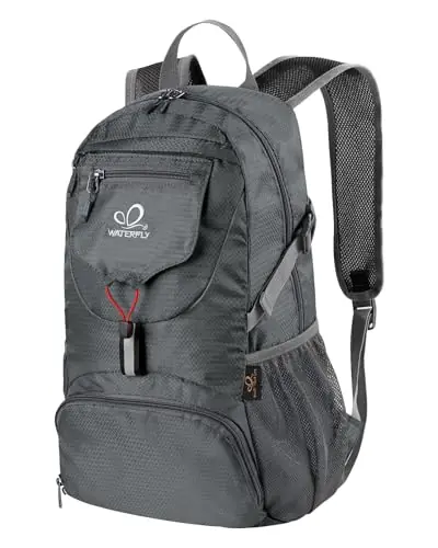 WATERFLY Small Lightweight Packable Backpack 20l Ultra Light Foldable Travel Hiking Camping Daypack Day Pack for Man Woman