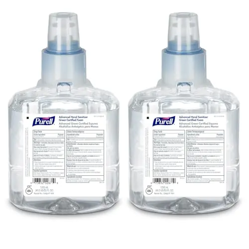 Fragrance Free, 1200 mL EcoLogo Certified Sanitizer Refill for PURELL LTX-12 Touch-Free Dispenser