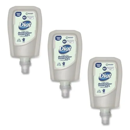 Dial DIA19029 Profession FIT Antibacterial Gel Hand Sanitizer, Refill