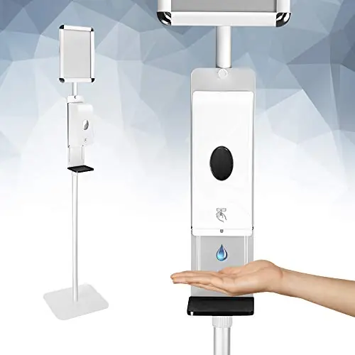 Plotter Paper Direct Hand Sanitizer Stand w/Automatic Dispenser,