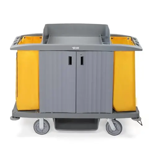 Commercial Traditional Cleaning Janitorial Room Service Housekeeping Cart