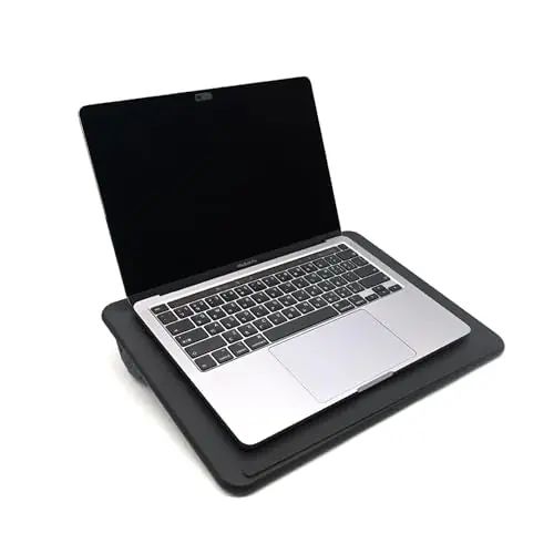 Lap Desk with Soft Cushion and Wrist Rest – Portable Laptop Desk for Bed, Couch & Home Office