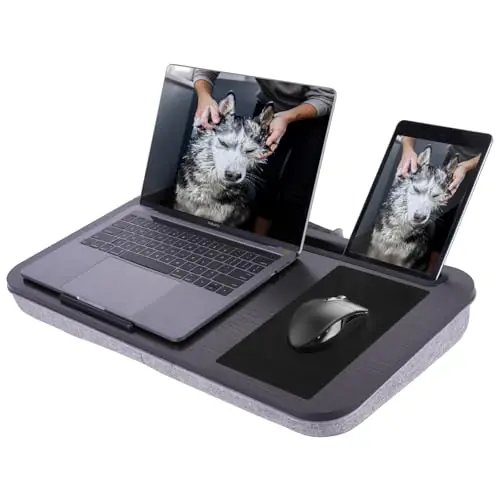 New Laptop Lap Desks for Adults, Fits Up to 17.3" Laptops, Portable Laptop Desk for Bed