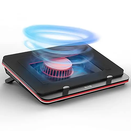 Powerful Turbo-Fan (4200 RPM) Laptop Cooling Pad with Infinitely Variable Speed