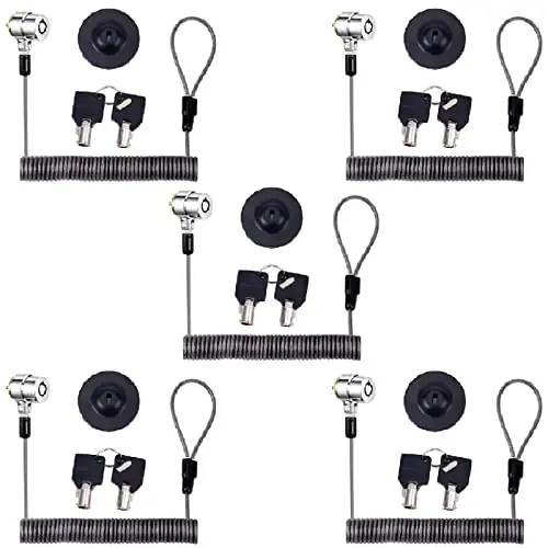 Laptop Cable Lock Hardware Security Cable Lock Anti Theft Retractable Lock for Tablet Laptop and All Other
