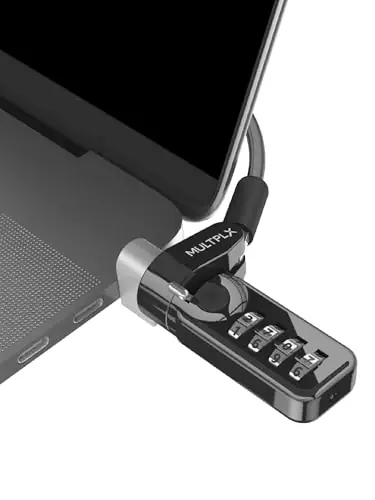 Laptop Security Lock Compatible with All Laptops inc MacBook 1.7m Anti-Theft Cable