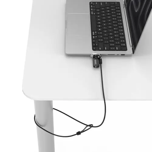 Compulocks Ledge Lock Adapter with Combination Cable Lock for MacBook Pro 14-Inch M1, M2