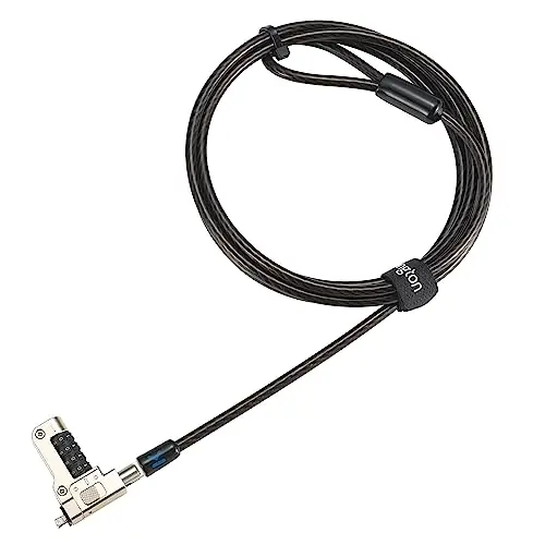 Slim N17 2.0 Combination Laptop Lock for Wedge-Shaped Slot Dell Laptops