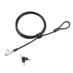PortLock Keyed Laptop Lock for USB-C Lock Slots, Anti-Theft Carbon Steel Cable, Fits USB-C Security Slots