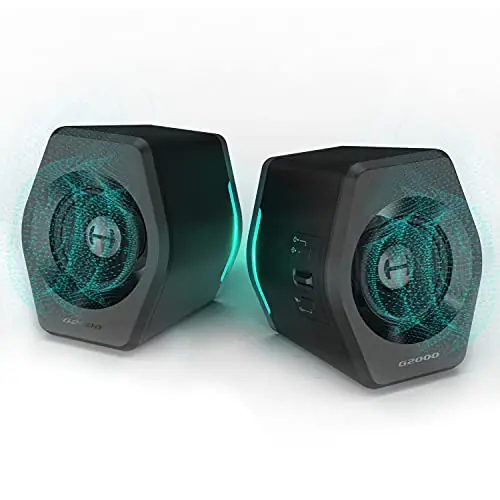 Gaming Computer Speakers for Laptop Mac Desktop Computer Woofer Speakers