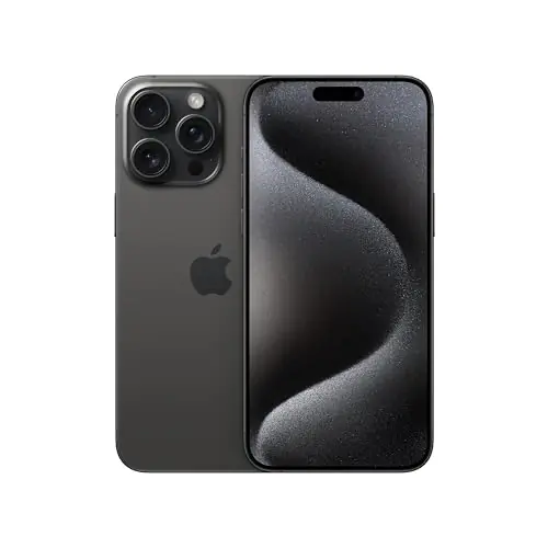 Apple iPhone 15 Pro Max, 256GB, Black Titanium - Unlocked