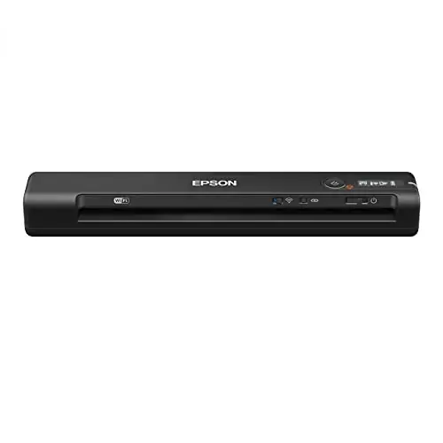 Epson Workforce ES-60W Wireless Portable Sheet-fed Document Scanner for PC