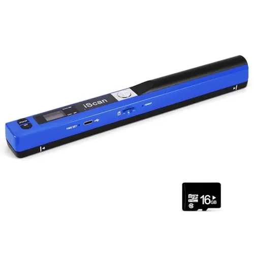 Portable Document Scanner - 900DPI Handheld Portable Scanner Image Scanner Scanning