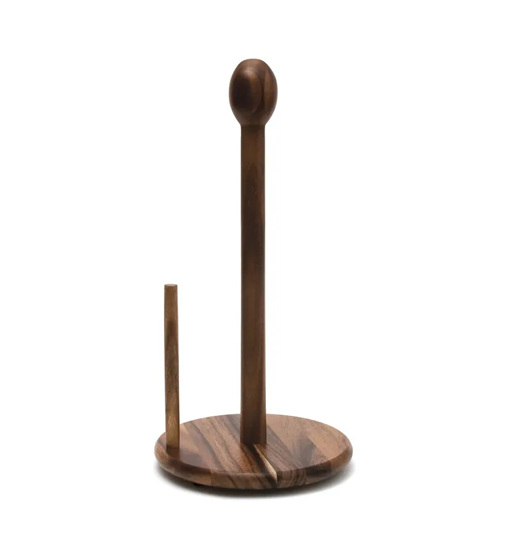 Lipper International 1138 Acacia Wood Standing Paper Towel Holder, 7-1/8" x 14-1/4"