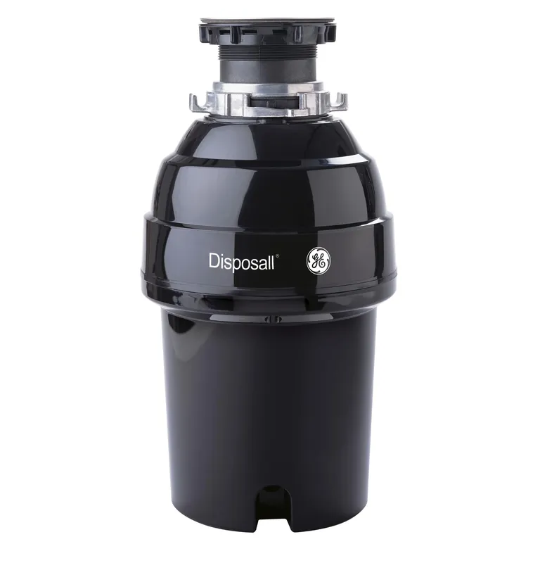 GE Disposall Continuous Feed 1 Horsepower Motor Garbage Disposer, Good for Grinding Cooked Meat, Beans, & Seeds, Easy Install Kit, Non-Corded, Recommended Families of 4 or More, GFC1020N