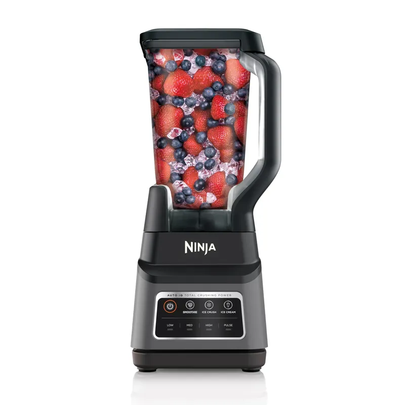 Ninja Professional Plus Blender Max Power Smoothie Blender, Ice Cream Maker, Frozen Drink Mixer & Margarita Machine 3 Auto IQ™ Presets, 1400 W, 72oz Total Crushing Pitcher Dark Grey, BN701