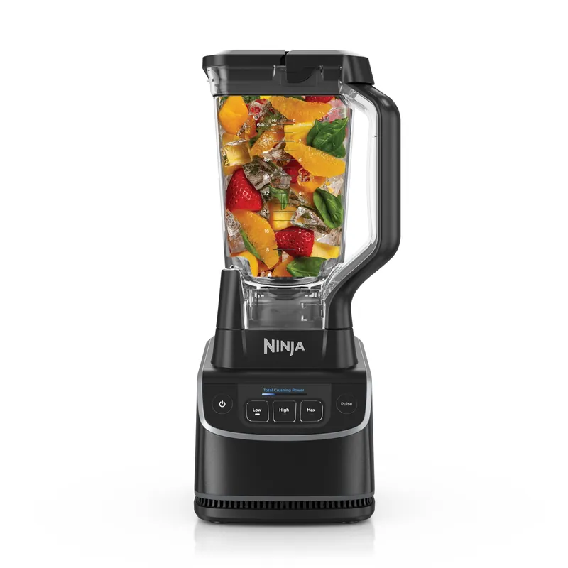 Ninja UltraCrush Professional Blender 1000W, XL 72-oz.* Pitcher Total Crushing Technology 3 Manual Speeds for Ice Crushing, Smoothies, Sauces & More Full-Size Blender Black BP201