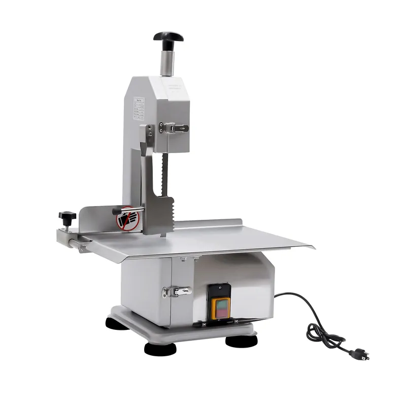 650W Electric Bone Saw, 110V Frozen Meat Cutter, Commercial Electric Meat Band Saw, Tabletop Bone Saw, Suitable for Chicken, Fish, Beef