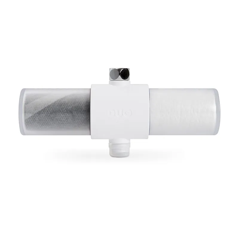 Weddell Duo Shower Filter – NSF Certified Shower Filter for Chlorine Reduction, Lead-Free, Easy Installation, Award-Winning Filter for Healthier Hair & Skin (White)