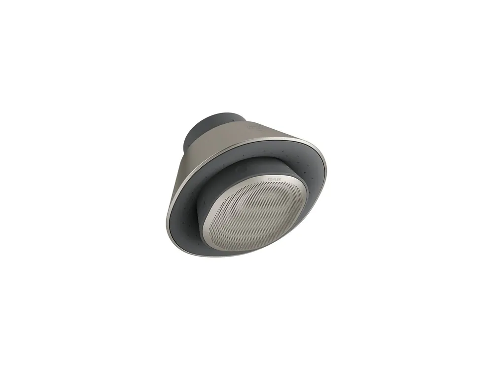 Kohler Moxie Showerhead and Waterproof Bluetooth Wireless Speaker, 1.75 gpm - Brushed Nickel