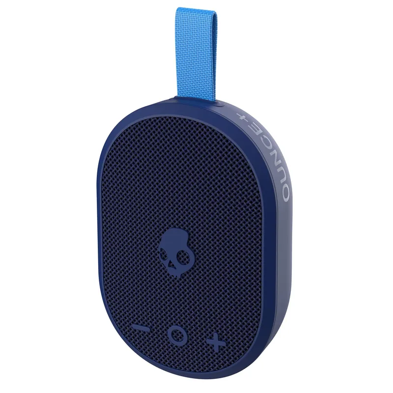 Skullcandy Ounce+ Wireless Bluetooth Speaker - IPX7 Waterproof Mini Portable Speaker with 16 Hour Battery, True Wireless Stereo, and Ballistic Nylon Carry Strap (Navy)