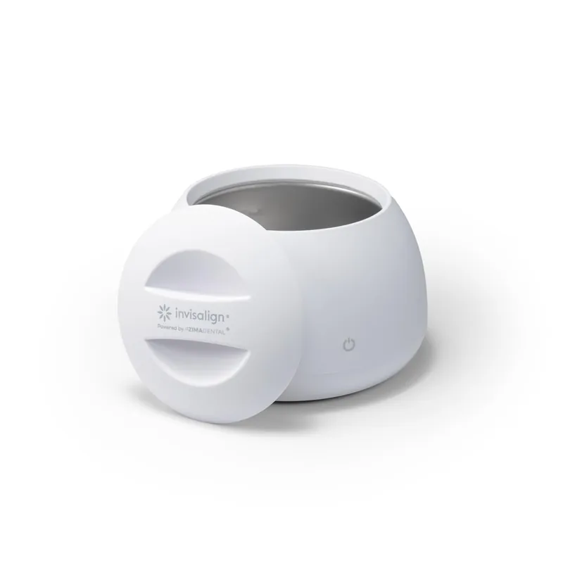 Invisalign Ultrasonic Cleaner Powered by Zima Dental Aligner and Retainer Cleaner Arctic White