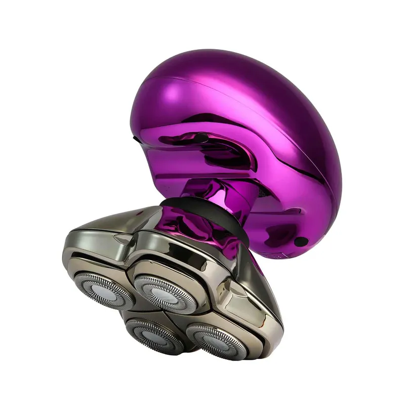 Skull Shaver Butterfly Kiss PRO - Women‘s Electric Shaver for Bikini Line, Legs & Body - Wet & Dry Use - Ergonomic, Hypoallergenic Blades - 60 Minutes Cordless Use - Purple