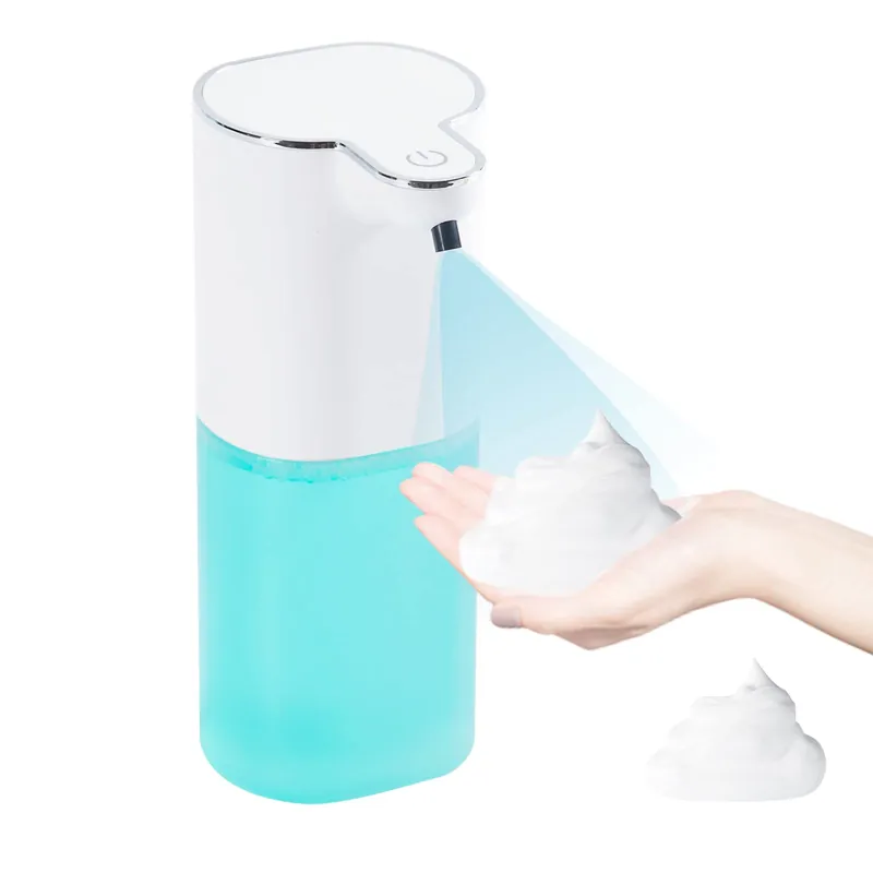 Wisekoti P9 Advanced Automatic Rechargeable, Touchless,Sensor Foaming Soap Dispenser for Kitchen & Bathroom, Foam Dish Soap Dispenser,Support Countertop and Wall Mounted