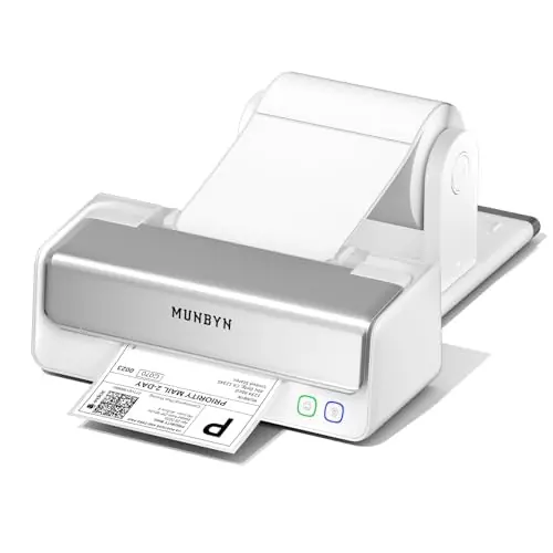 Replaceable Print-Head Bluetooth Thermal Label Printer with Paper Holder