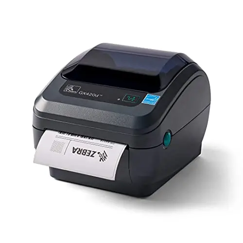 Zebra - GX420d Direct Thermal Desktop Printer for Labels, Receipts, Barcodes, Tags