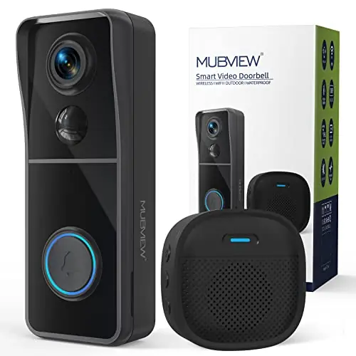 Doorbell Camera Wireless with Chime, Video Doorbell - No Subscription, Voice Changer