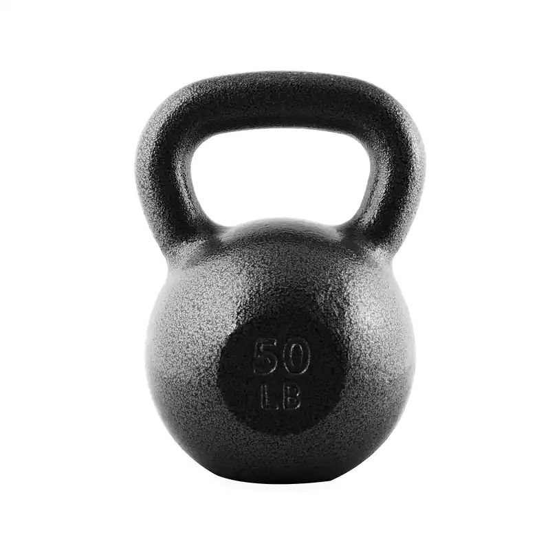 WF Athletic Supply Hammerstone Painted Cast Iron Kettlebells, Home & Gym Equipment, Great for Strength Training, Full Body Workout & Crossfit Training, Color & Size Options Available in 10-80 Pounds