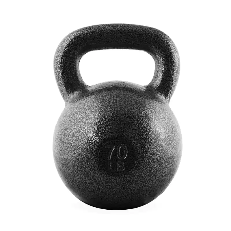 WF Athletic Supply Hammerstone Painted Cast Iron Kettlebells, Home & Gym Equipment, Great for Strength Training, Full Body Workout & Crossfit Training, Color & Size Options Available in 10-80 Pounds