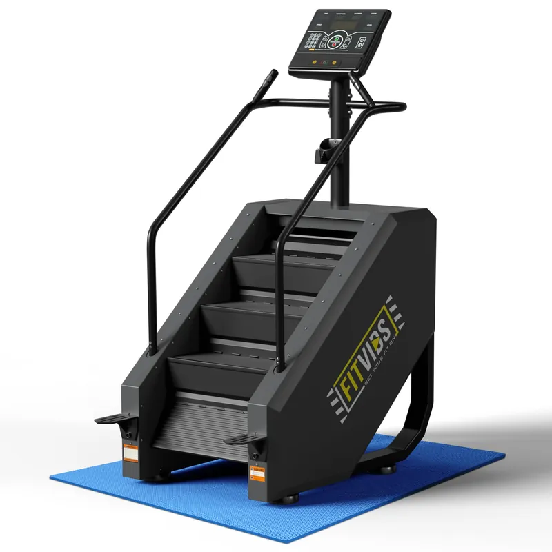 Fitvids Stair Stepper Machine, Commercial Grade Stair Climber with 15 Resistance Levels, Continuous Stair Stepping Machine for Cardio and Lower Body Workouts, LED Screen, Exercise Machine for Home Gym