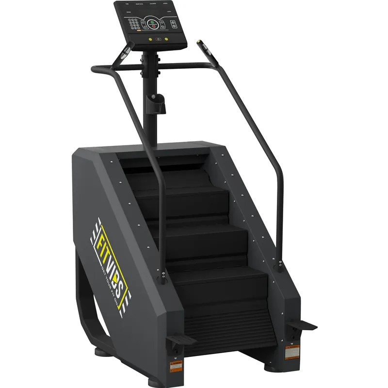Fitvids Stair Stepper Machine, Commercial Grade Stair Climber with 15 Resistance Levels, Continuous Stair Stepping Machine for Cardio and Lower Body Workouts, LED Screen, Exercise Machine for Home Gym