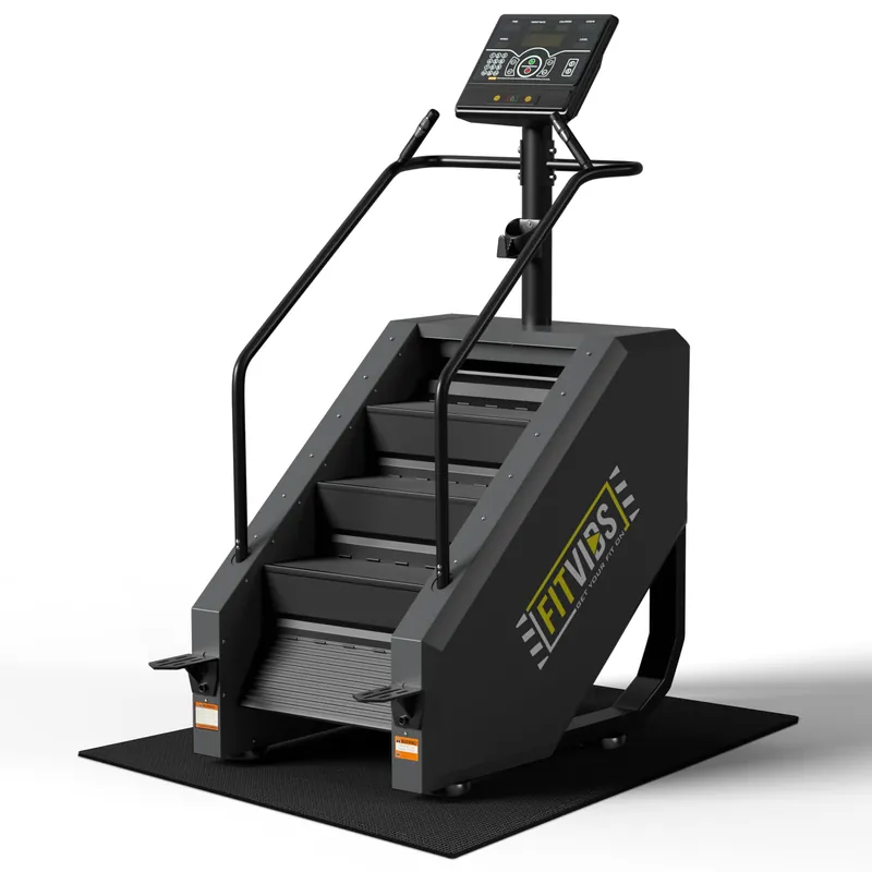 Fitvids Stair Stepper Machine, Commercial Grade Stair Climber with 15 Resistance Levels, Continuous Stair Stepping Machine for Cardio and Lower Body Workouts, LED Screen, Exercise Machine for Home Gym