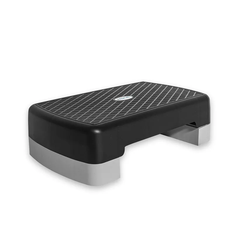 Tone Fitness Compact Aerobic Step Platform Exercise Step, Black/Gray, Model HHBA-TN001BK-2