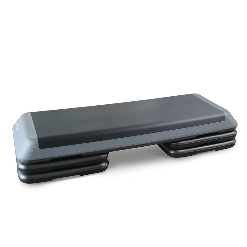 Cap Barbell Adjustable Aerobic Step Platform Exercise Step, Gray
