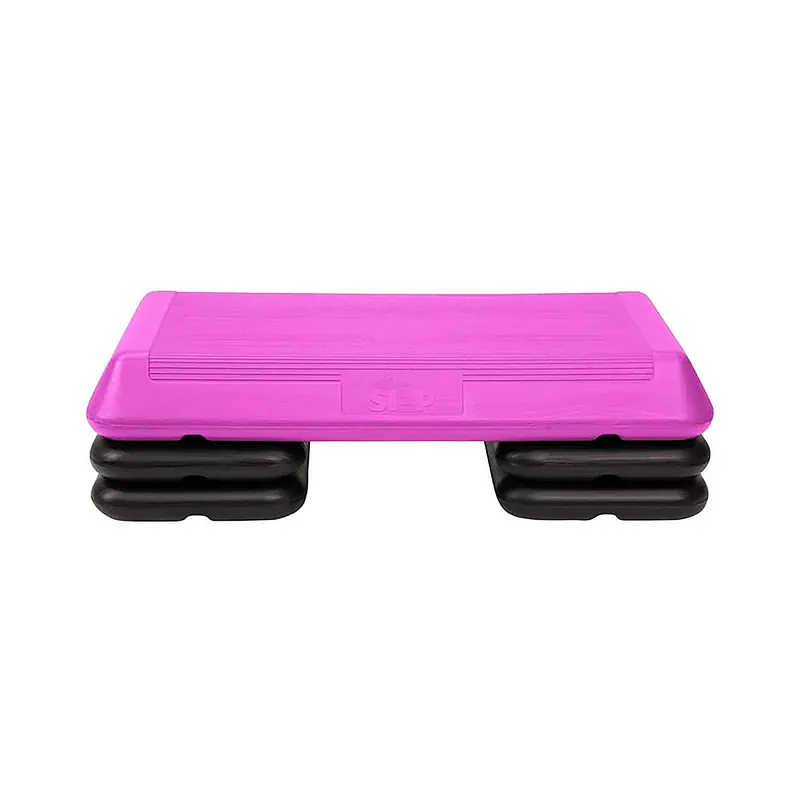 Freestyle STEP Exercise Step Platform, Circuit Size Stepper for Exercise at Home with 4 Stackable Risers for Height Adjustments