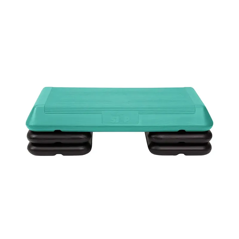 Freestyle STEP Exercise Step Platform, Circuit Size Stepper for Exercise at Home with 4 Stackable Risers for Height Adjustments