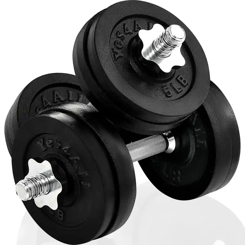 Yes4All Dumbbell Adjustable - 60lbs